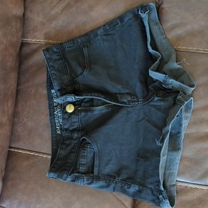 Black American eagle shorts